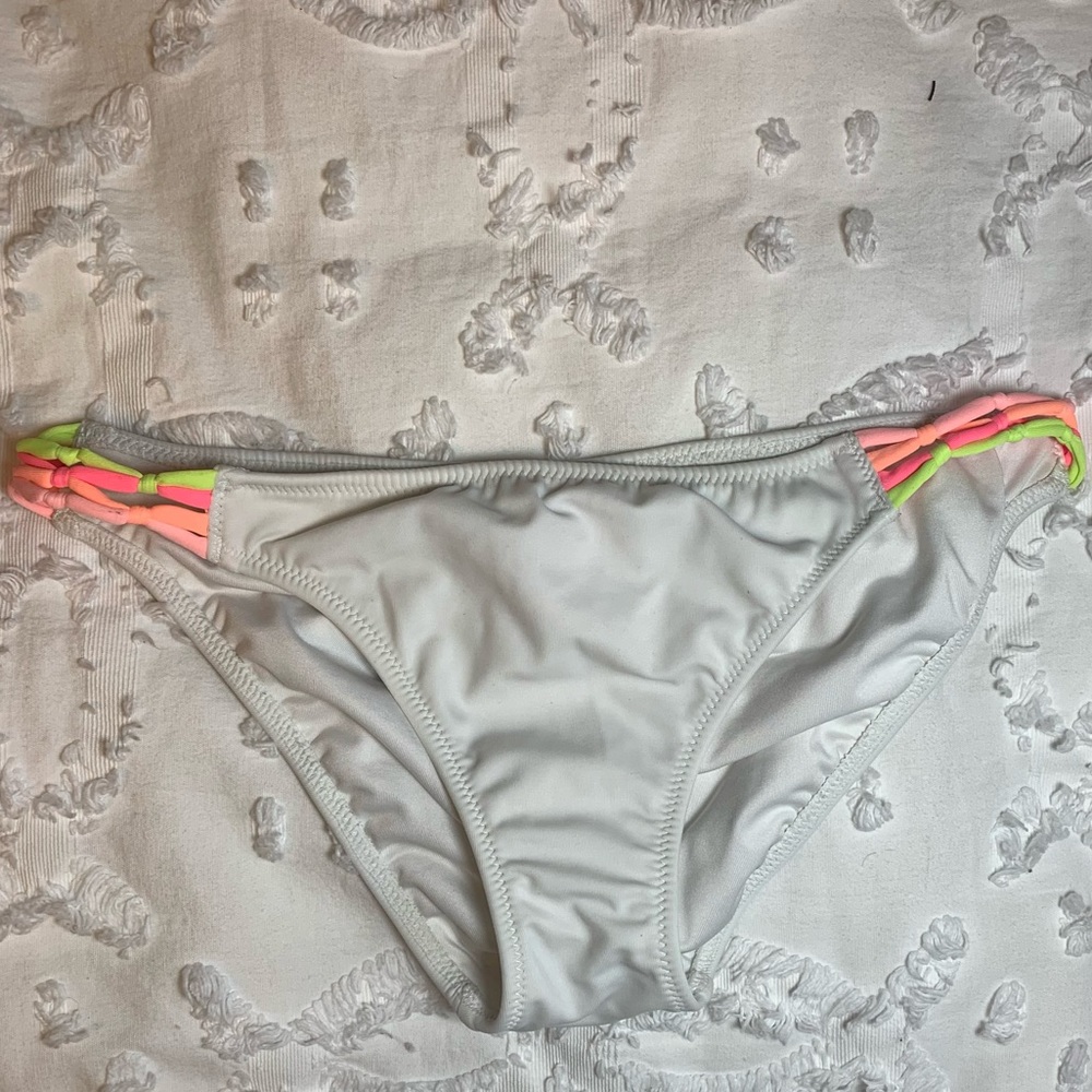 White Victoria’s Secret Swim Bottoms